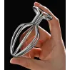Generique Plug en métal Heart Line L 8 x 4.2cm
